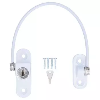 Оконный замок из нержавеющей стали, простая установка, детские безопасные оконные замки с винтами и ключами