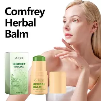 Окопник, травяной бальзам от комаров, R-отталкивающий бальзам, натуральный травяной гель от комаров, успокаивающий, уменьшает боль и зуд для летнего отдыха на природе, путешествий на природе One Size