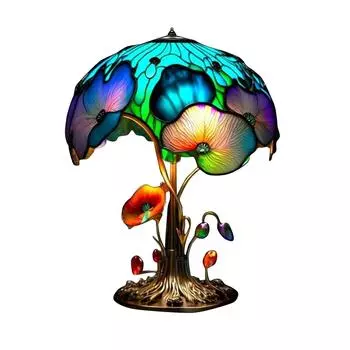 Окрашенная смоланая настольная лампа для украшения рабочего стола One Size