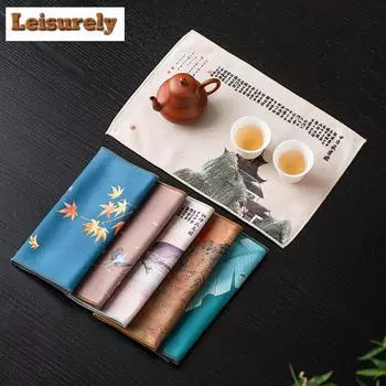 Окрашенное кухонное полотенце, впитывающая тряпка, утолщенная салфетка для уборки стола, хлопковая салфетка для уборки кухни, полотенца для мытья посуды