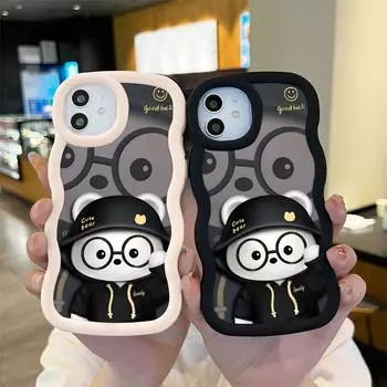 Окрашенный узор Big Wave Edge Мягкий силиконовый материал Macaron чехол для телефона противоударный защитный резиновый чехол для OnePlus Vivo Motorola Moto Vivo V27 5G розовый