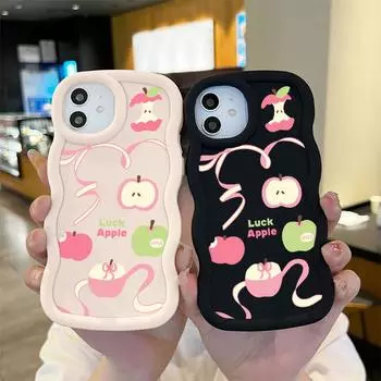 Окрашенный узор Big Wave Edge Мягкий силиконовый материал Macaron чехол для телефона противоударный защитный резиновый чехол для OnePlus Vivo Motorola Moto Vivo Y03 белый