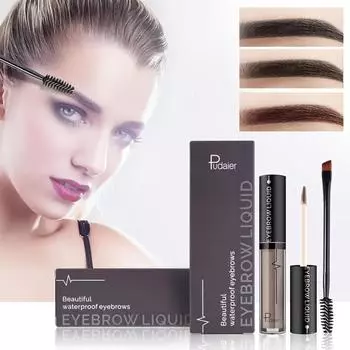 Окрашенный жидкий крем для бровей, водный карандаш для бровей, жидкий карандаш для бровей 01#