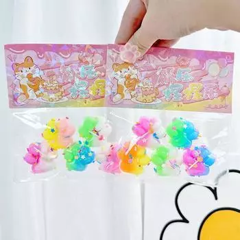 Окрашивание кошачьих когтей, мягкие липкие игрушки для снятия стресса, расслабляющие игрушки, сжимающие кошачьи лапки, расслабляющая кошачья лапка, расслабляющая игрушка one size