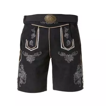 Октоберфест Взрослые Мужчины с Ремнями, Традиционный Фестивальный Вечер Этнический Костюм Шорты с Принтом M