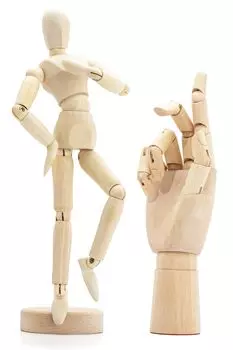 Октябрь 1st Рисунок Кукла Модель Кукла Деревянная Кукла Рука Правая Рука Манекен Шарнир Искусство Интерьер Аксессуар Подставка для Рисования Практика Подвижная 1 1 рука 2 комплект