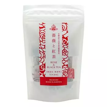 Okuizumo Rose Garden Rose and Black Tea Bag 15g x 10 x 2 bags Tea, Type, (1.5g packs)