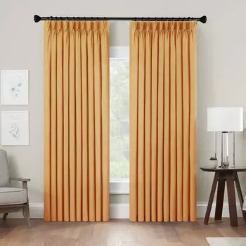 ОКУЁСИ Уровень 1 Легкая Термо Холодная Энергия Мощность День и Ночь УФ Тепло и Звук Плотный Спальня и Гостиная Новый Одиночный 178см 100см Набор из 2 Оранжевый оранжевый