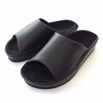 Okumura Comfortable Made in Perfect Less Fatigue Slippers, Color, 26cm, Black, HECE6904BK, Japan, Fit, чёрный