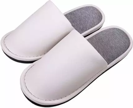 Okumura Slippers Antibacterial Bamboo Charcoal Faux Leather L Beige BSAA0105BE Deodorant Moisture Absorbent Easy to Care