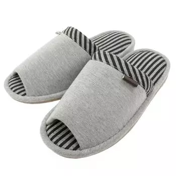 Okumura Slippers Monochrome Cufflinks My Slippers LL Gray AAAA6917ZGY Soles Large Size Non-Slip