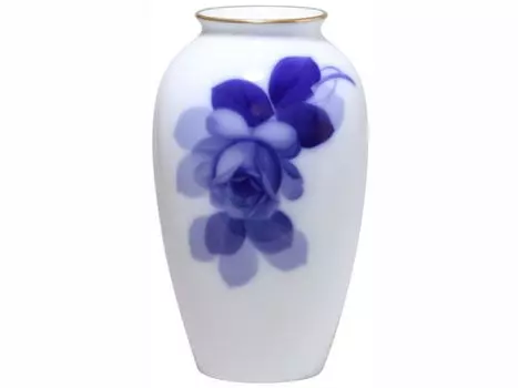 Okura Toen Blue Rose 23cm vase (8211) 2A/8211