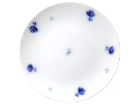 Okura Toen Mini Blue Rose Plate Microwave safe 33H/8180