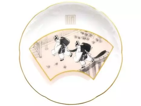 Okura Toen store The Tale of Genji 15cm plate Direct only Komijiga 54H/C314-3