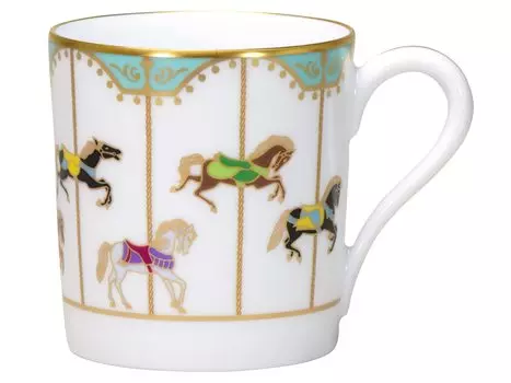 Okura Toen Succeeding Carousel Mug (Blue) 107c/1901-b