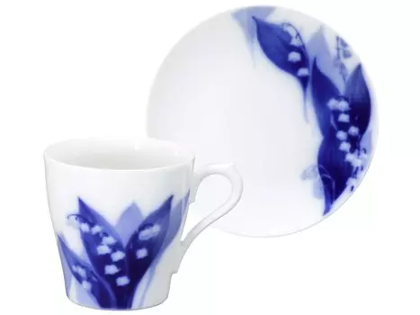 Окура Тоен управлял магазином наборов тарелок Suzuran. Directly only кружка/16см Microwave compatible 114CH/B033 белый