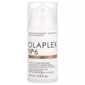 Олаплекс, нет. 6 Bond Smoother®, несмываемое средство для укладки, 3,3 жидких унции (100 мл)