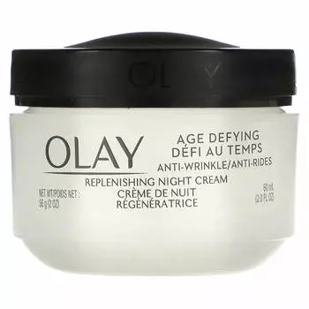 Olay, антивозрастной, против морщин, ночной крем, 2 жидких унции (60 мл)