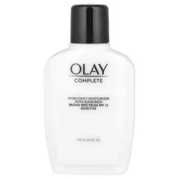 Olay, Complete, ежедневный увлажняющий крем UV365 с солнцезащитным фильтром, SPF 15, для чувствительной кожи, 4,0 жидких унции (118 мл)
