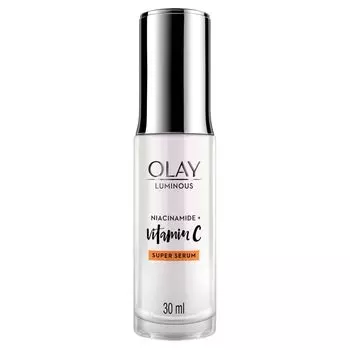 Olay Luminous Суперсыворотка с витамином С, 30 мл | с 99% чистого ниацинамида, белый