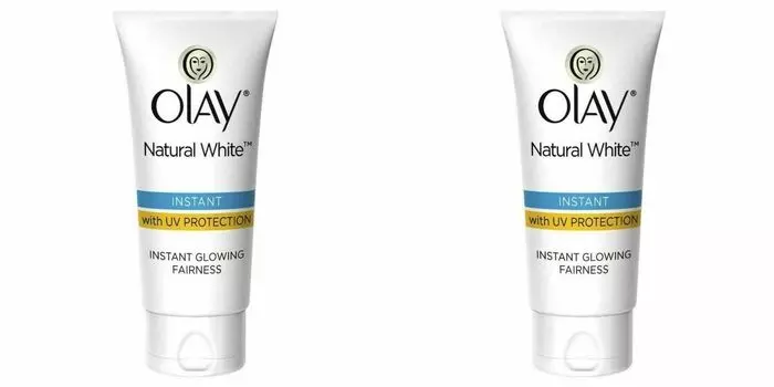 Olay Натуральный белый свет Мгновенный сияющий крем для лица 2x 20 г Бесплатная доставка
