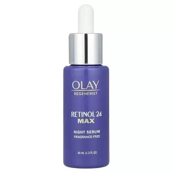 Olay, Regenerist, Retinol 24, Night Serum, Fragrance-Free, 1.3 fl oz (40 ml)