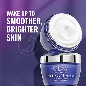 Olay Regenerist Retinol Moisturizer, Ночной крем для лица с ретинолом 24, 1,7 унции