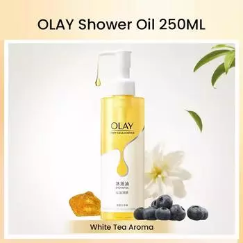 OLAY Show Oil 250 мл Гель для душа на масляной основе Питает и увлажняет кожу с помощью масла, добавляет 40% натурального масла из растительных экстрактов, улучшает состояние сухой кожи