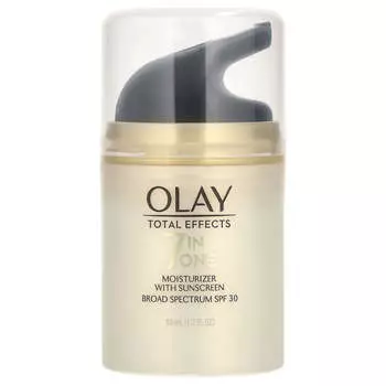 Olay, Total Effects, увлажняющий крем 7 в 1 с солнцезащитным фильтром, SPF 30, 1,7 жидких унций (50 мл)