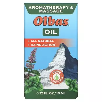 Olbas Therapeutic, ароматерапевтическое и массажное масло, 0,32 жидких унций (10 мл)