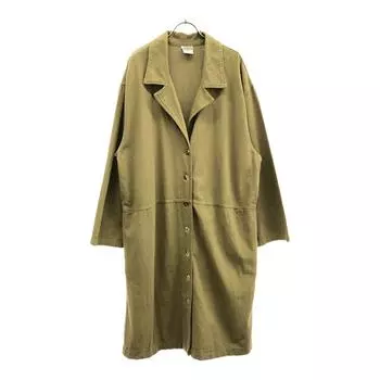 OLD 90s Made in USA Long coat XL beige Women Used