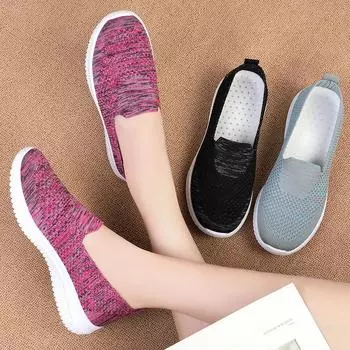 Old Beijing cloth shoes women s new shoes women s large size foreign trade women s shoes soft sole breathable middle-aged and elderly mother shoes 36
