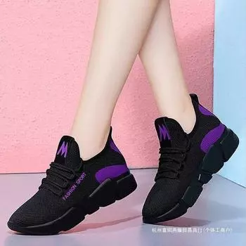 Old ******* cloth shoes women s shoes ****** and summer sports walking breathable mother shoes large size one pedal middle-aged and elderly s**t sole 36