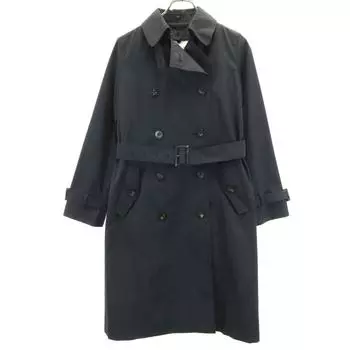 OLD ENGLAND made in Japan with liner trench coat 36 black 2WAY Women Used
