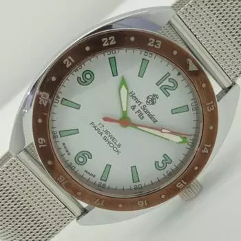 OLD HENRI SANDOZ & FILS ШВЕЙЦАРСКИЕ МУЖСКИЕ НАРУЧНЫЕ ЧАСЫ a415008-1 Артикул 010-a415008