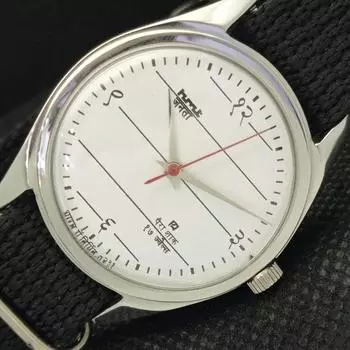 Б/У HMT JANATA индийские мужские механические часы a318115-1 Sku610c-a318115