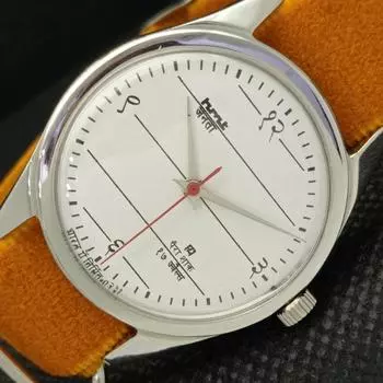 Б/У HMT JANATA индийские мужские механические часы a318136-1 Sku610c-a318136