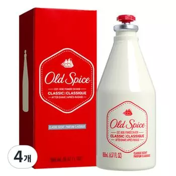 Old Spice After Shave Classic Skin, 188 мл, 4 шт.
