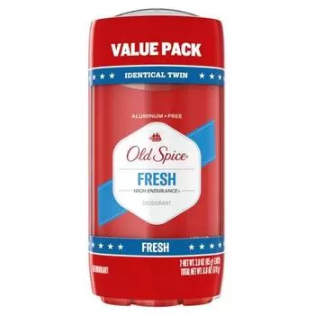 Old Spice High Endurance Fresh Двойная упаковка дезодоранта для мужчин, 85 г, 2 шт.