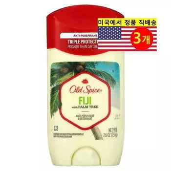 Old Spice Men s Deodorant Antiperspirant Deodorant with Fiji Palm Tree, 73g, 3 packs