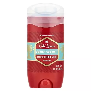 Old Spice, Pure Sports Дезодорант, Цитрусовая цедра, 3 унции (85 г)