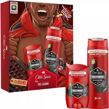 Old Spice Wolfthorn Wolf Gamer Coffret Cadeau Pour Homme TU прозрачный