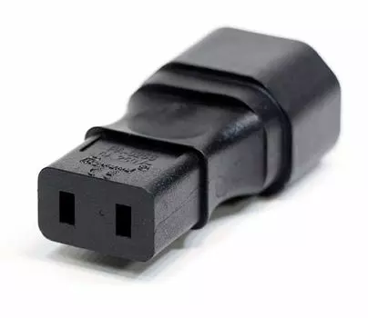 Old standard square 2P 3P power conversion plug IEC320 adapter Vintage synthesizer (C14/C16) @KORG/ROLAND/BOSS/AKAI