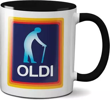Oldi Baldi Gamer Ceramic Coffee Mug Tea Cup Birthday Gift New Mug 301-400ml