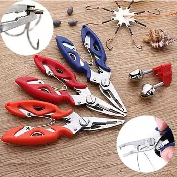 Olecranon рыболовные плоскогубцы, ножницы, плетенка, резак для приманки, инструмент для снятия крючков, инструмент для резки рыбы, щипцы, многофункциональные ножницы оранжевый