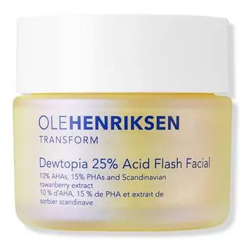 OLEHENRIKSEN Dewtopia 25 AHA + PHA Flash-отшелушивающая маска для лица, 1,7 унции