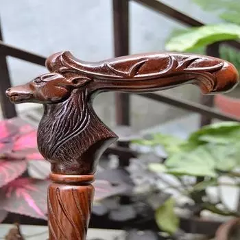 Олень деревянная трость ручной работы художественная трость ручной работы для стиля и поддержки