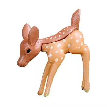 Олень Животное Растение Фея Сад Миниатюрный Пейзаж Ремесла Декор Орнамент no.01