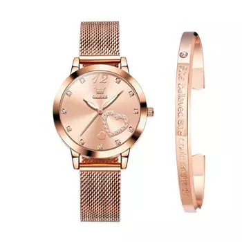 OLEVS Arm японский кварц ультра розовая нержавеющая сталь стильные водонепроницаемые часы браслет розовый день подарок для часов для женщин OLEVS золотые женские часы,