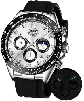 OLEVS Arm Watch Men s Brand Japan-Quartz Popular Fashion Sports Stopwatch 24 Hour Waterproof Date [Parallel Import]